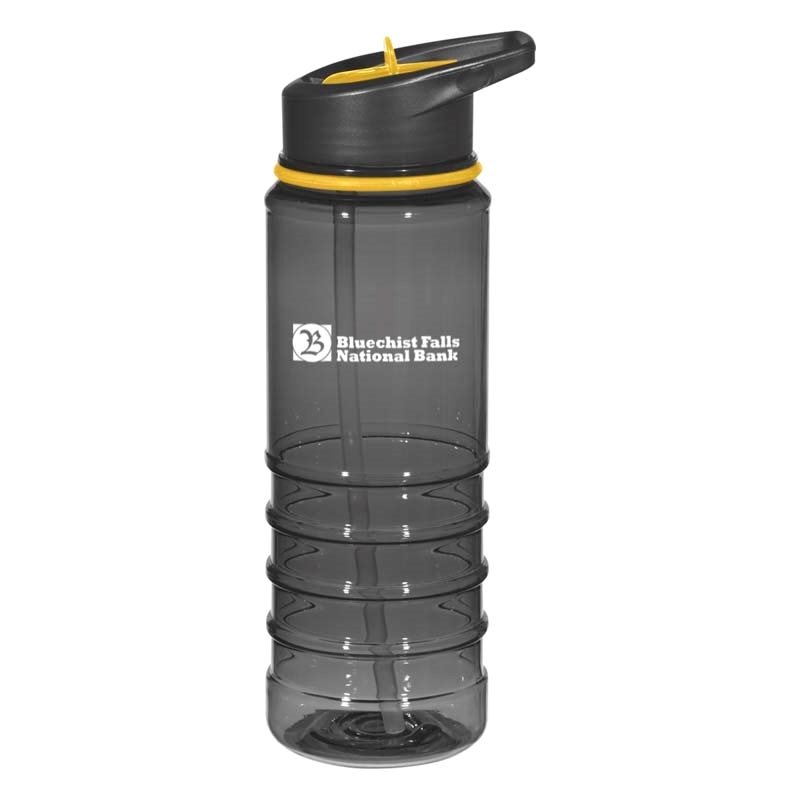 Gripper Bottles With Straw, 24 oz, Custom Water bottles