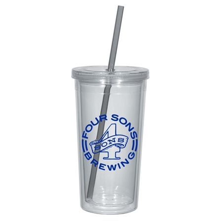 Double Wall Personalized Tumbler with Straw 24 oz | Acrylic Custom Tumbler  with Straw | Lid and Straw | Personalized Gifts for Women