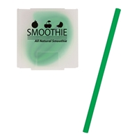 Custom Silicone Straw - Green