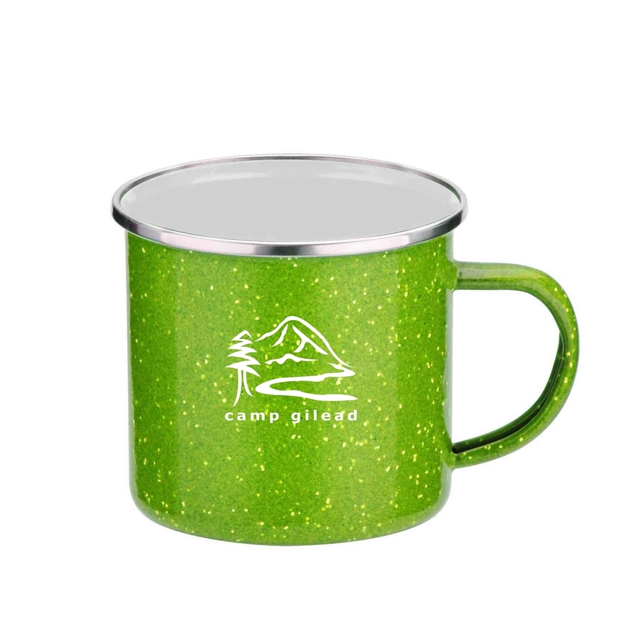 16 Oz. Iron And Stainless Steel Camping Mugs - Mugs with Logo