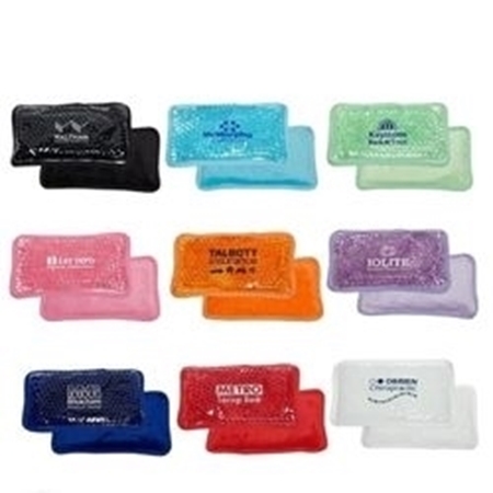 Assortment of Custom Printed Plush Mini Hot/Cold Pack